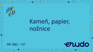 BBC microbit - H7 - Kameň, papier, nožnice