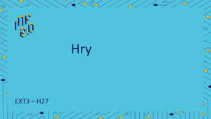 EXT3 - H27 - Hry