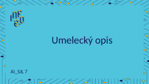 SJL7 - H01 - Umelecký opis - ChatGPT